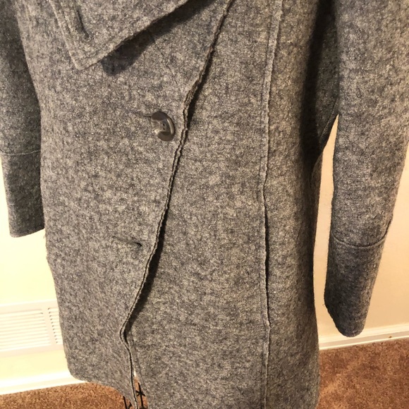 Heather grey coat by Halogen - Picture 4 of 6